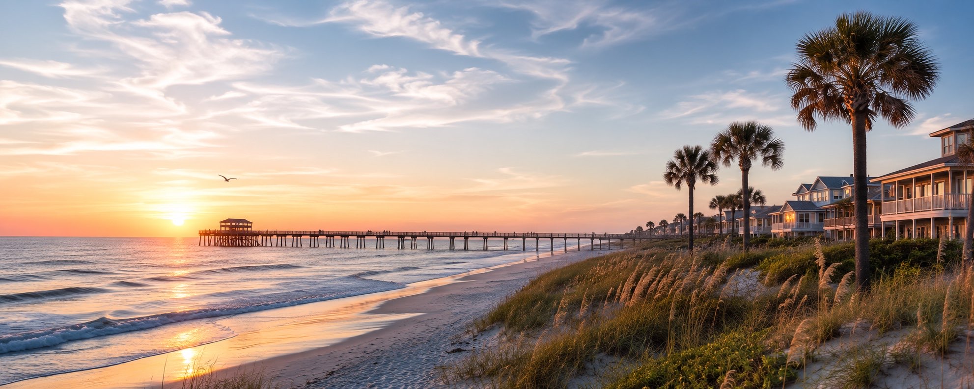 Jacksonville Beach Florida coastline - electrician serving Jacksonville Beach, Neptune Beach, and Atlantic Beach