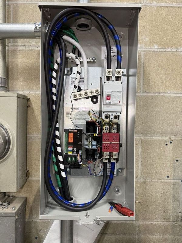 Portable generator transfer switch installation Jacksonville FL
