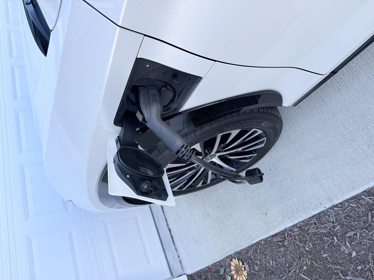 Lexus RZ 450e charging station installed Jacksonville FL