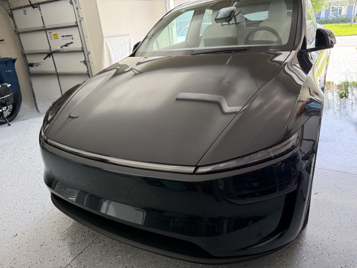 Tesla Model Y at Jacksonville home with EV charger installation